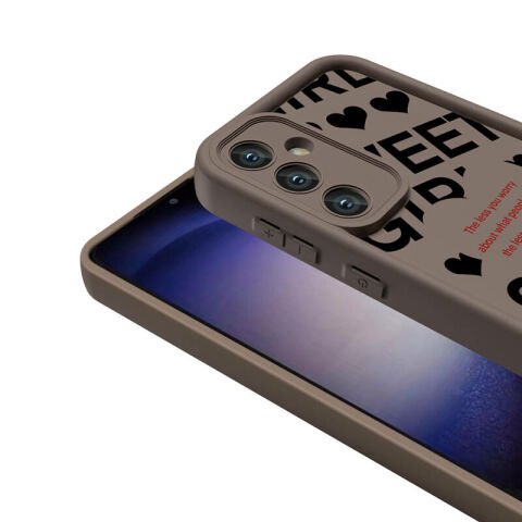 Galaxy S24 Kılıf Kamera Korumalı Baskılı Arka Yüzey Patinda Klas Kapak