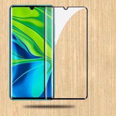 Xiaomi Mi Note 10 Patinda Kısa Cam Ekran Koruyucu