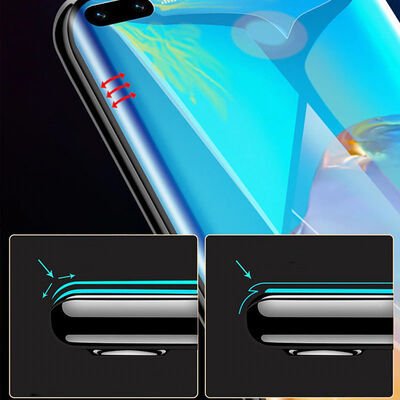 Huawei Mate 40 Pro Patinda Süper Pet Ekran Koruyucu Jelatin