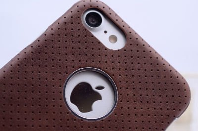 Apple iPhone 6 Plus Kılıf Patinda Derili Deku Silikon