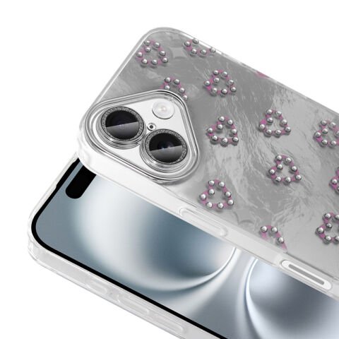 Apple iPhone 16 Plus Kılıf Kamera Korumalı Figürlü Patinda Ponti Silikon Kapak
