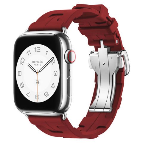 Apple Watch 42mm Spor Görünümlü Patinda KRD-94 Silikon Kordon