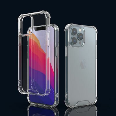 Apple iPhone 13 Pro Max Kılıf Patinda Kamera Korumalı Nitro Anti Shock Silikon