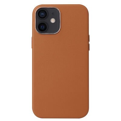 Apple iPhone 12 Kılıf Patinda Leathersafe Wireless Kapak
