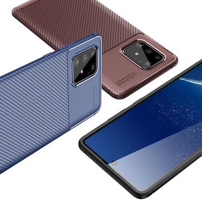 Galaxy A91 (S10 Lite) Kılıf Patinda Negro Silikon Kapak