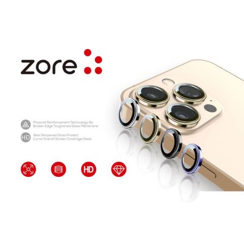 Apple iPhone 15 Plus Patinda CL-12 Premium Safir Parmak İzi Bırakmayan Anti-Reflective Kamera Lens Koruyucu