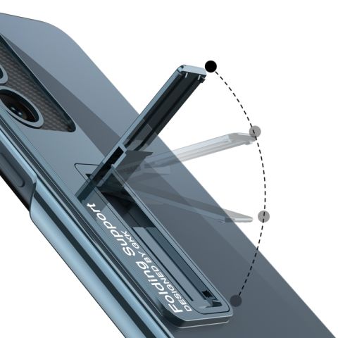 Galaxy S23 Plus Kılıf Kamera Korumalı Şeffaf Tasarımlı Patinda Lego Standlı Kapak