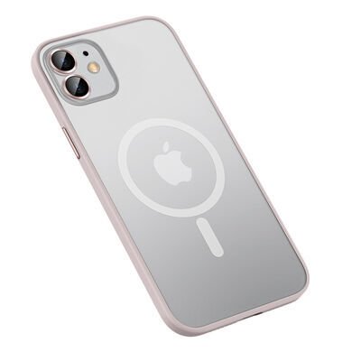 Apple iPhone 12 Kılıf Patinda Mokka Wireless Kapak