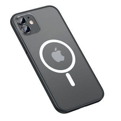 Apple iPhone 12 Kılıf Patinda Mokka Wireless Kapak
