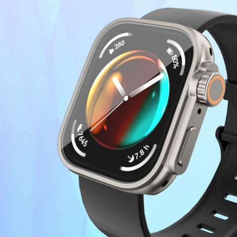 Huawei Watch Fit 3 to Apple Watch Ultra 49mm Kasa Dönüştürücü ve Ekran Koruyucu Patinda Watch Gard 33