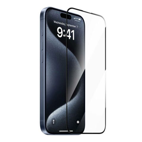 Apple iPhone 14 Pro Max Wiwu GT-008 Polimer Oleofobik Kaplama Şeffaf Pürüzsüz Temperli Cam Ekran Koruyucu