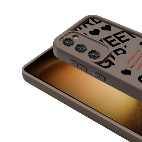 Galaxy S23 Kılıf Kamera Korumalı Baskılı Arka Yüzey Patinda Klas Kapak