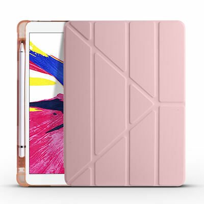 Apple iPad Pro 10.5 (7.Nesil) Kılıf Patinda Tri Folding Kalem Bölmeli Standlı Kılıf