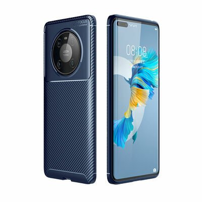 Huawei Mate 40 Pro Kılıf Patinda Negro Silikon Kapak