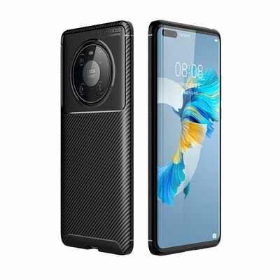 Huawei Mate 40 Pro Kılıf Patinda Negro Silikon Kapak