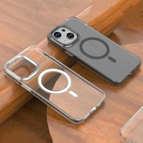 Apple iPhone 15 Plus Kılıf Patinda Wireless Şarj Özellikli Şeffaf Efsane Kapak