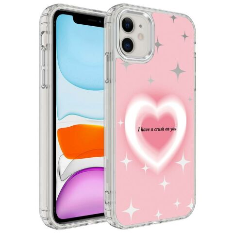 Apple iPhone 12 Kılıf Airbagli Parlak Tasarımlı Patinda Mimbo Kapak