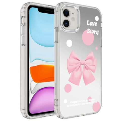 Apple iPhone 12 Kılıf Airbagli Parlak Tasarımlı Patinda Mimbo Kapak