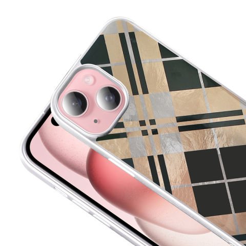 Apple iPhone 13 Kılıf Desenli Patinda Mep Kapak