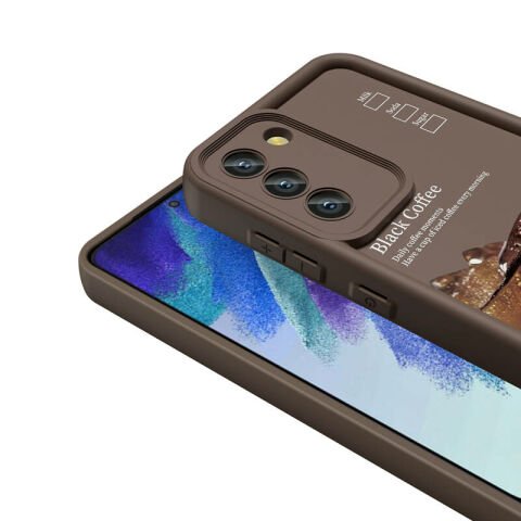Galaxy S21 FE Kılıf Kamera Korumalı Baskılı Arka Yüzey Patinda Klas Kapak