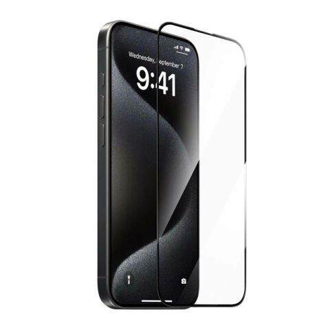 Apple iPhone 13 Wiwu GT-008 Polimer Oleofobik Kaplama Şeffaf Pürüzsüz Temperli Cam Ekran Koruyucu
