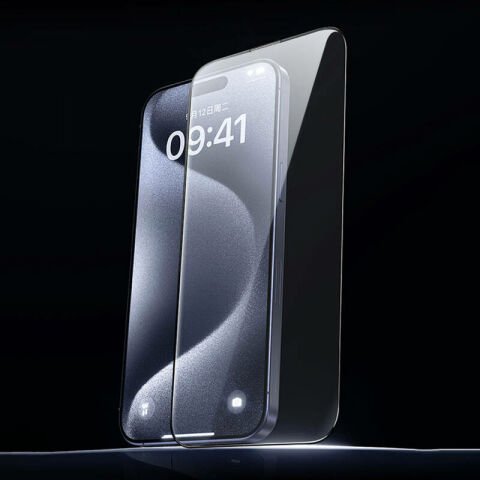 Apple iPhone 13 Wiwu GT-008 Polimer Oleofobik Kaplama Şeffaf Pürüzsüz Temperli Cam Ekran Koruyucu