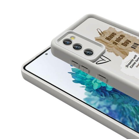 Galaxy S20 FE Kılıf Kamera Korumalı Baskılı Arka Yüzey Patinda Klas Kapak