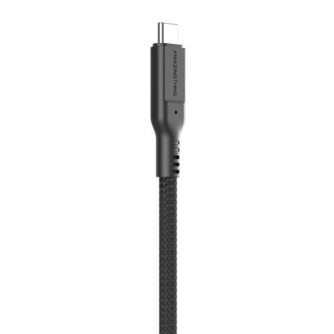 Amazingthing Thunder Pro USB3.2 Gen2 PD3.1 Port Korumalı Type-C to Type-C Kablo 120cm 240W 4K@60Hz