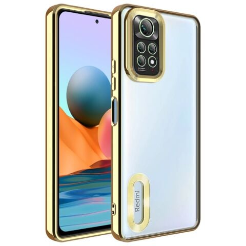 Xiaomi Redmi Note 11S Global Kılıf Kamera Korumalı Logo Gösteren Patinda Omega Kapak