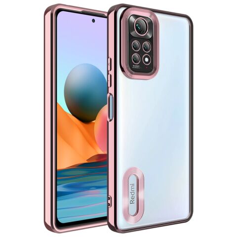 Xiaomi Redmi Note 11S Global Kılıf Kamera Korumalı Logo Gösteren Patinda Omega Kapak