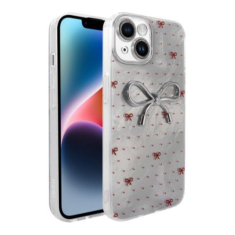 Apple iPhone 14 Kılıf Kamera Korumalı Figürlü Patinda Ponti Silikon Kapak