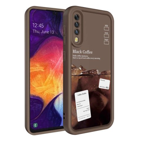 Galaxy A70 Kılıf Kamera Korumalı Baskılı Arka Yüzey Patinda Klas Kapak
