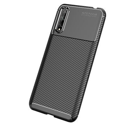 Huawei P Smart S (Y8P) Kılıf Patinda Negro Silikon Kapak