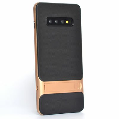Galaxy S10 Kılıf Patinda Standlı Verus Kapak