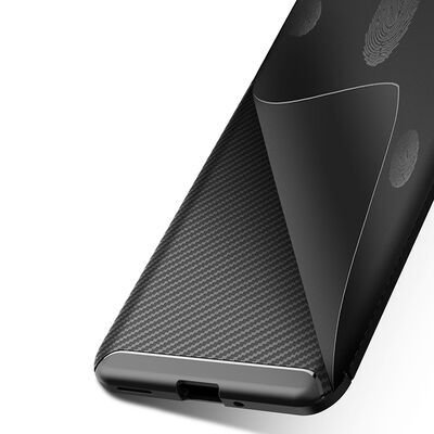 Huawei P Smart S (Y8P) Kılıf Patinda Negro Silikon Kapak