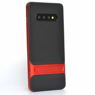 Galaxy S10 Kılıf Patinda Standlı Verus Kapak