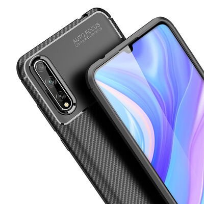 Huawei P Smart S (Y8P) Kılıf Patinda Negro Silikon Kapak