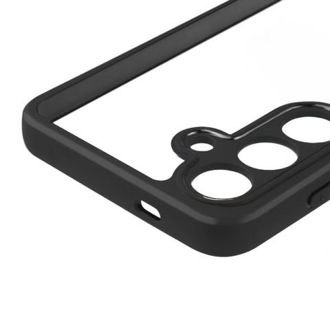 Galaxy S24 Plus Kılıf Kamera Korumalı Şeffaf Arka Yüzey Patinda New Roll Kapak