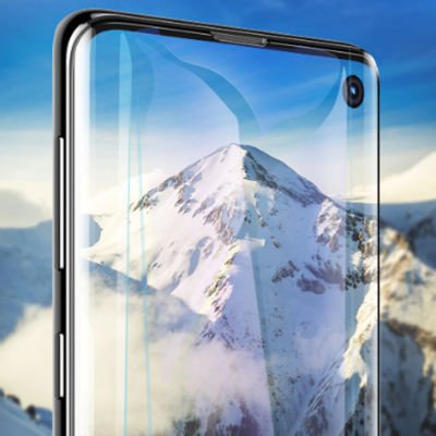 Galaxy S10 Patinda Süper Pet Ekran Koruyucu Jelatin
