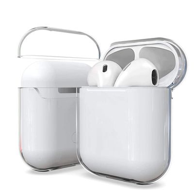 Apple Airpods Kılıf Şeffaf Sert Kristal Patinda Airbag 14 Kılıf
