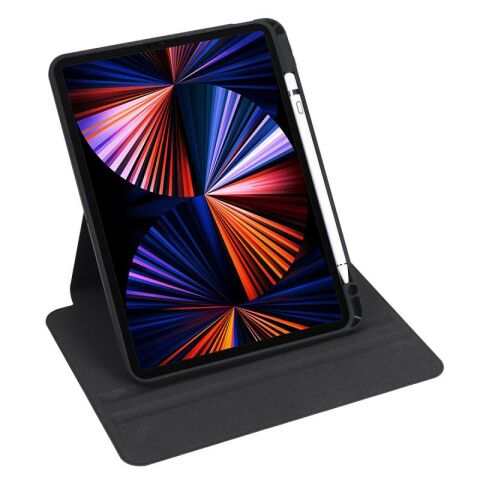 Apple iPad Pro 11 2020 (2.Nesil) Kılıf Patinda Termik Kalem Bölmeli Dönebilen Standlı Kılıf