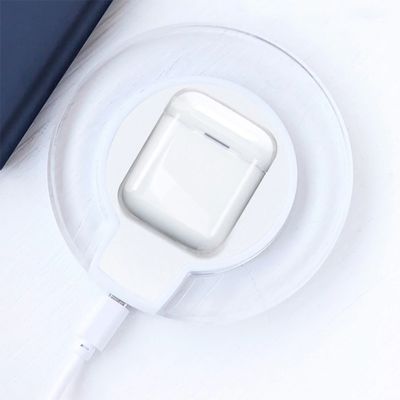 Apple Airpods Kılıf Şeffaf Sert Kristal Patinda Airbag 14 Kılıf