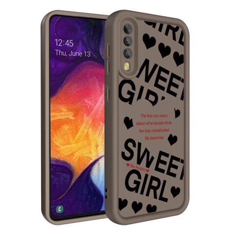 Galaxy A50 Kılıf Kamera Korumalı Baskılı Arka Yüzey Patinda Klas Kapak