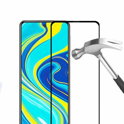 Xiaomi Poco X3 Patinda Kenarları Kırılmaya Dayanıklı Cam Ekran Koruyucu