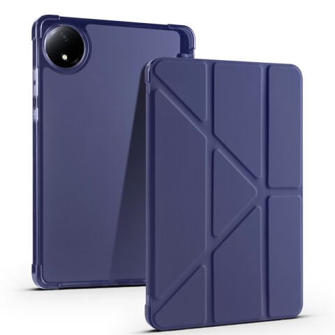 Xiaomi Redmi Pad SE 8.7 Kılıf Patinda Tri Folding Kalem Bölmeli Standlı Kılıf
