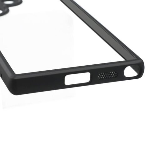 Galaxy S24 Ultra Kılıf Kamera Korumalı Şeffaf Arka Yüzey Patinda New Roll Kapak