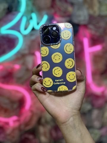iPhone Hologramlı Momento Kılıf - Smile