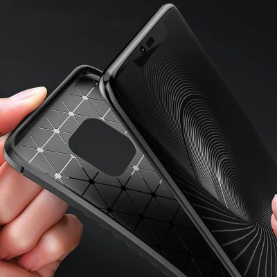 Huawei Mate 20 Pro Kılıf Patinda Negro Silikon Kapak