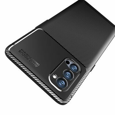 Oppo Reno 4 Pro 5G Kılıf Patinda Negro Silikon Kapak
