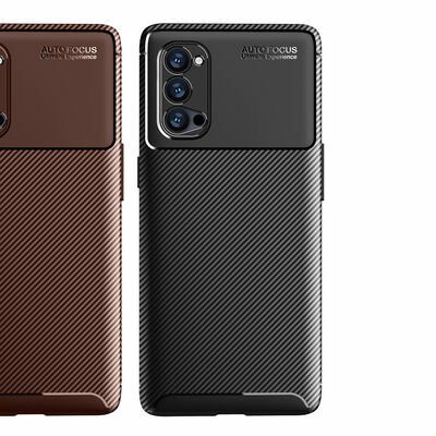 Oppo Reno 4 Pro 5G Kılıf Patinda Negro Silikon Kapak